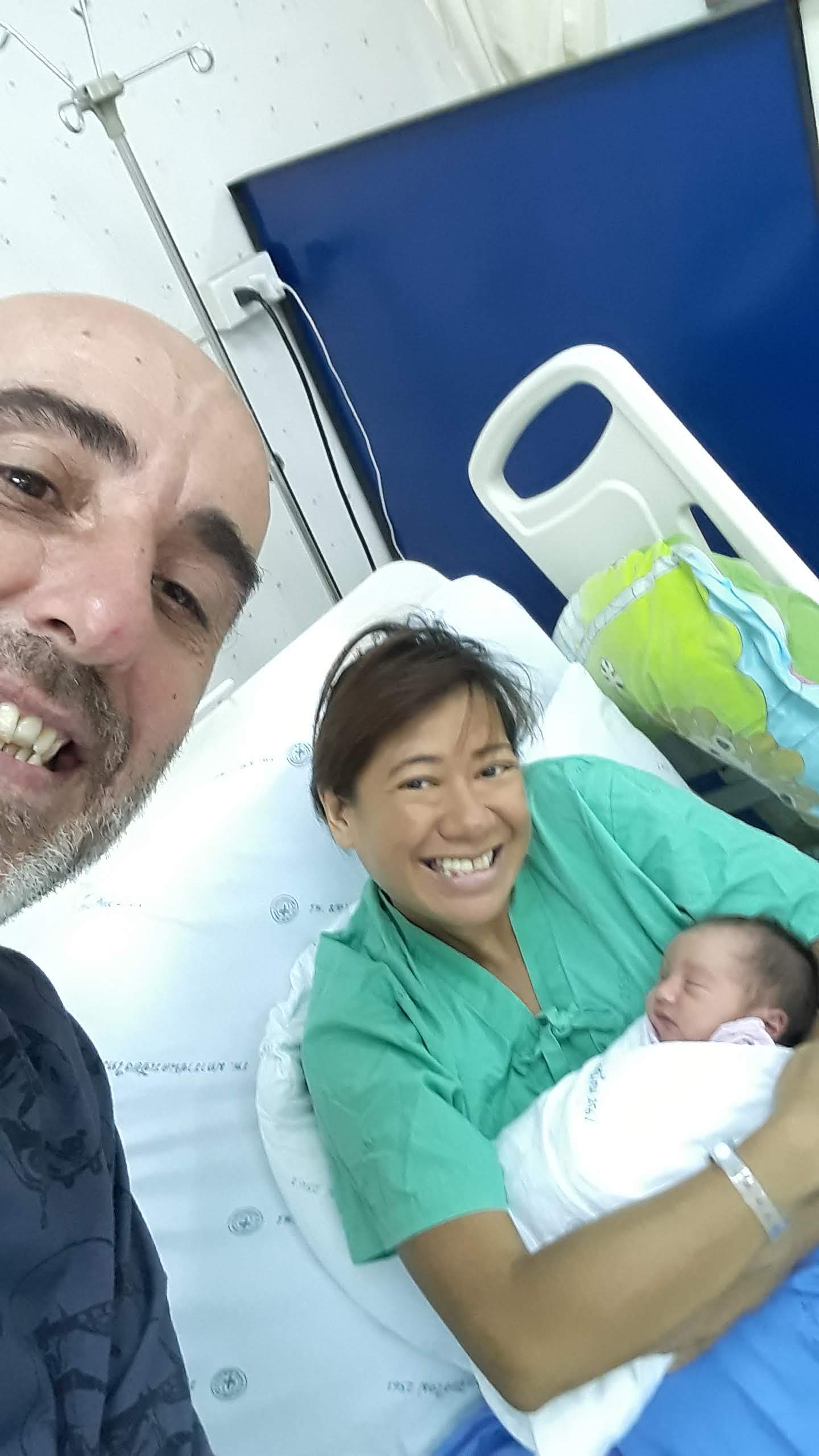 Fabio Di Bert, Caroline Alejo, The most Happy day of our life, Welcome little Prynce, Chiang Mai, Thailand