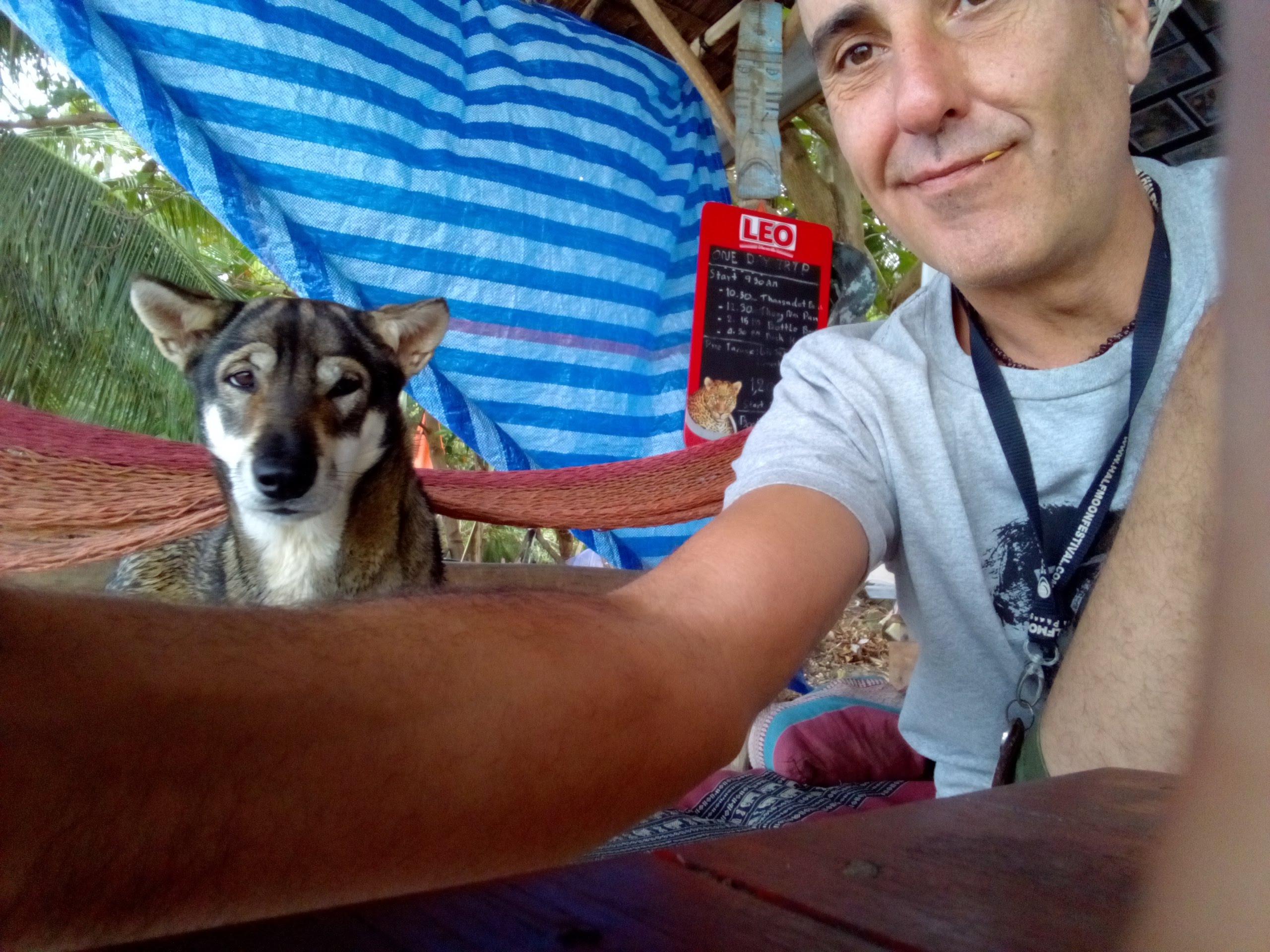 Fabio Di Bert, my dog, Koh Phangan , Thailand